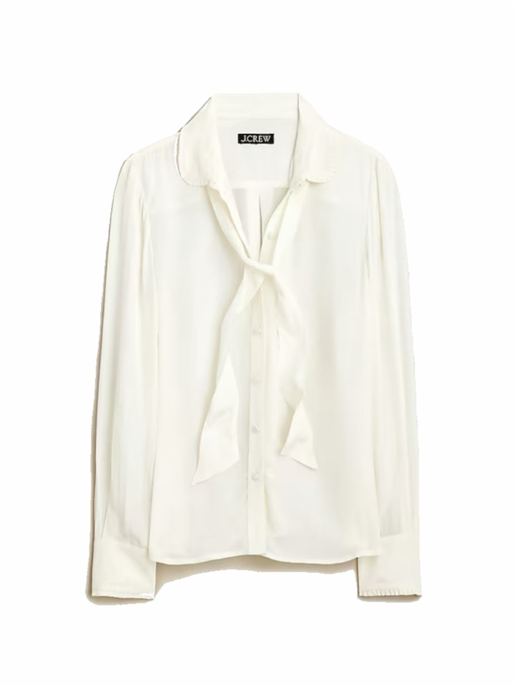 Like new J. crew tie collar blouse